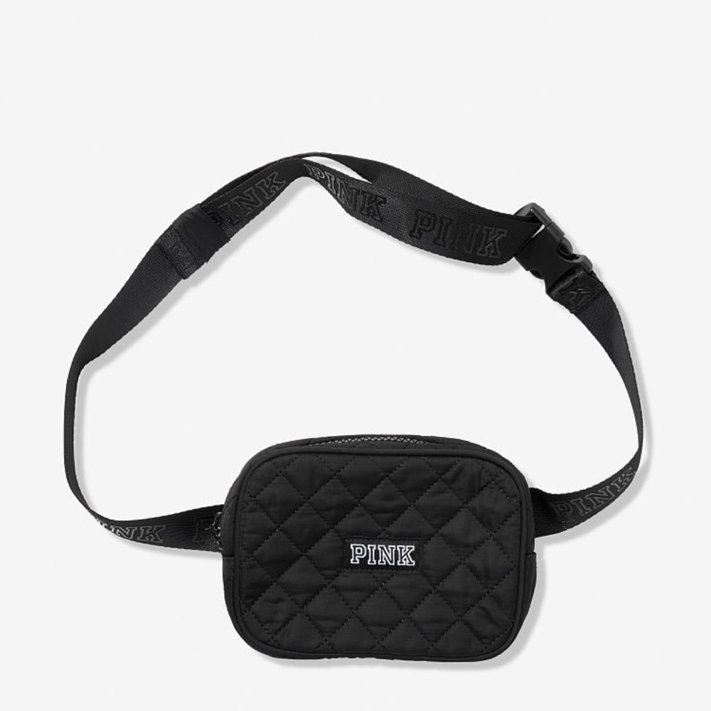 PINK Quilted Belt Bag